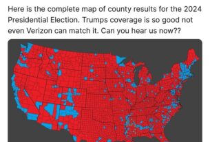 Check out the complete final 2024 election map and be surprised how red it is!!!